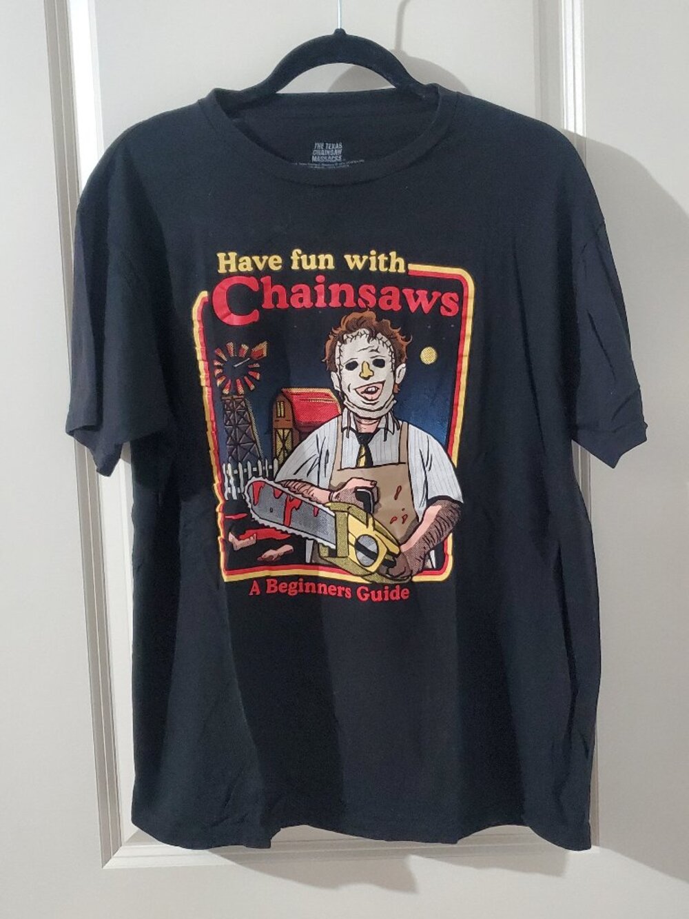 Texas Chainsaw Massacre Halloween Horror Movie Fan Graphic T-Shirt